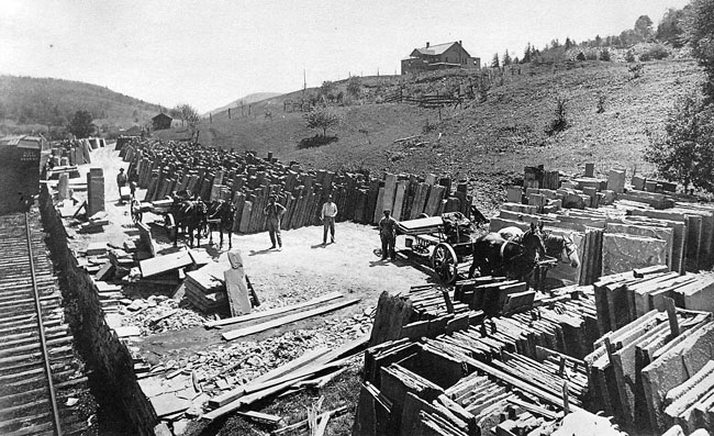 Downsville Blue Stone Dock