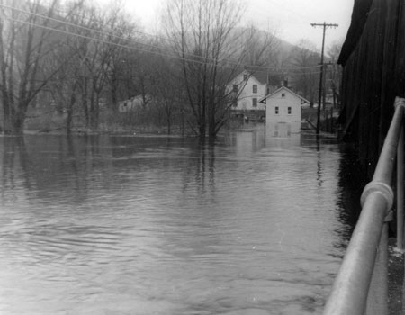 Covered Bridge to Downsville 1926 